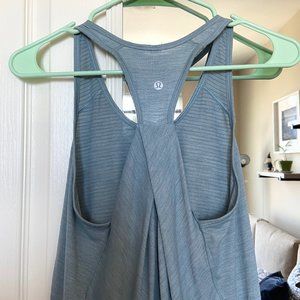 Lululemon Pleated Teal Tank (Size 2)